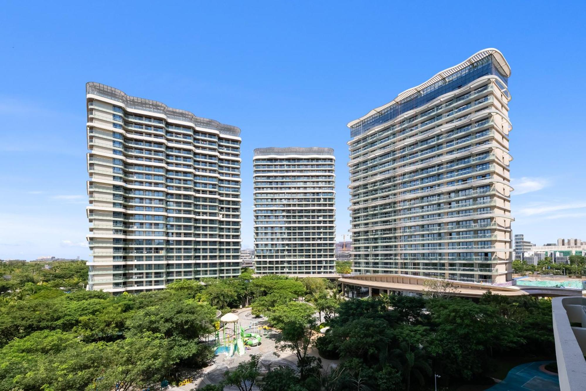 Puhai Sea View Apt By Hailan Tour At Sanya Yazhou Bay#Only 100 Meters To Beach And Sea Swimming Area 외부 사진