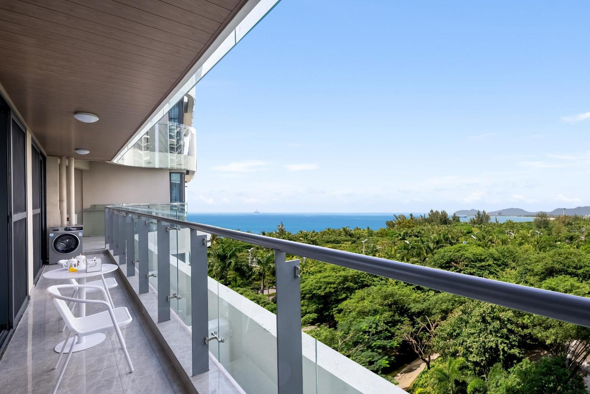 Puhai Sea View Apt By Hailan Tour At Sanya Yazhou Bay#Only 100 Meters To Beach And Sea Swimming Area 외부 사진