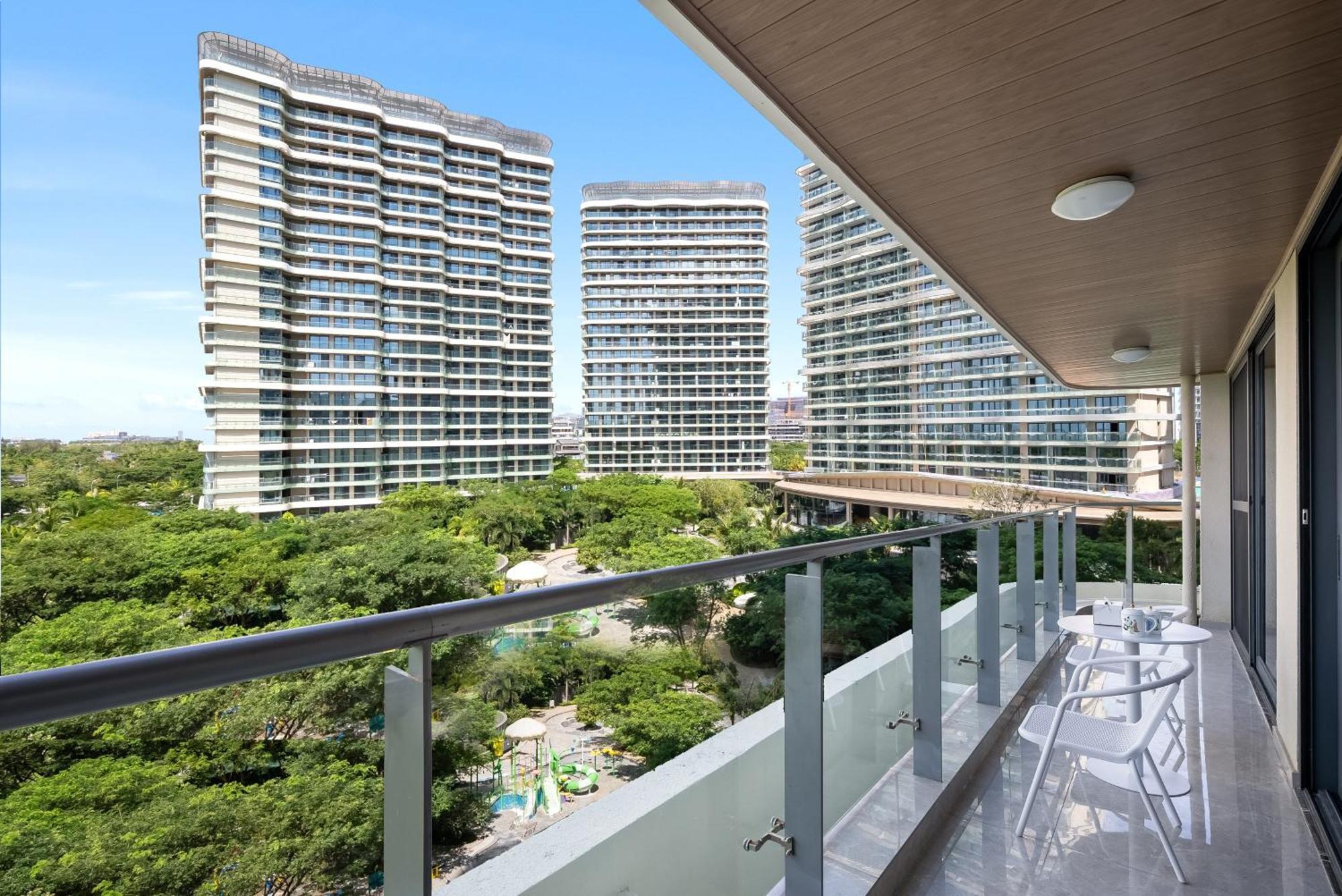 Puhai Sea View Apt By Hailan Tour At Sanya Yazhou Bay#Only 100 Meters To Beach And Sea Swimming Area 외부 사진