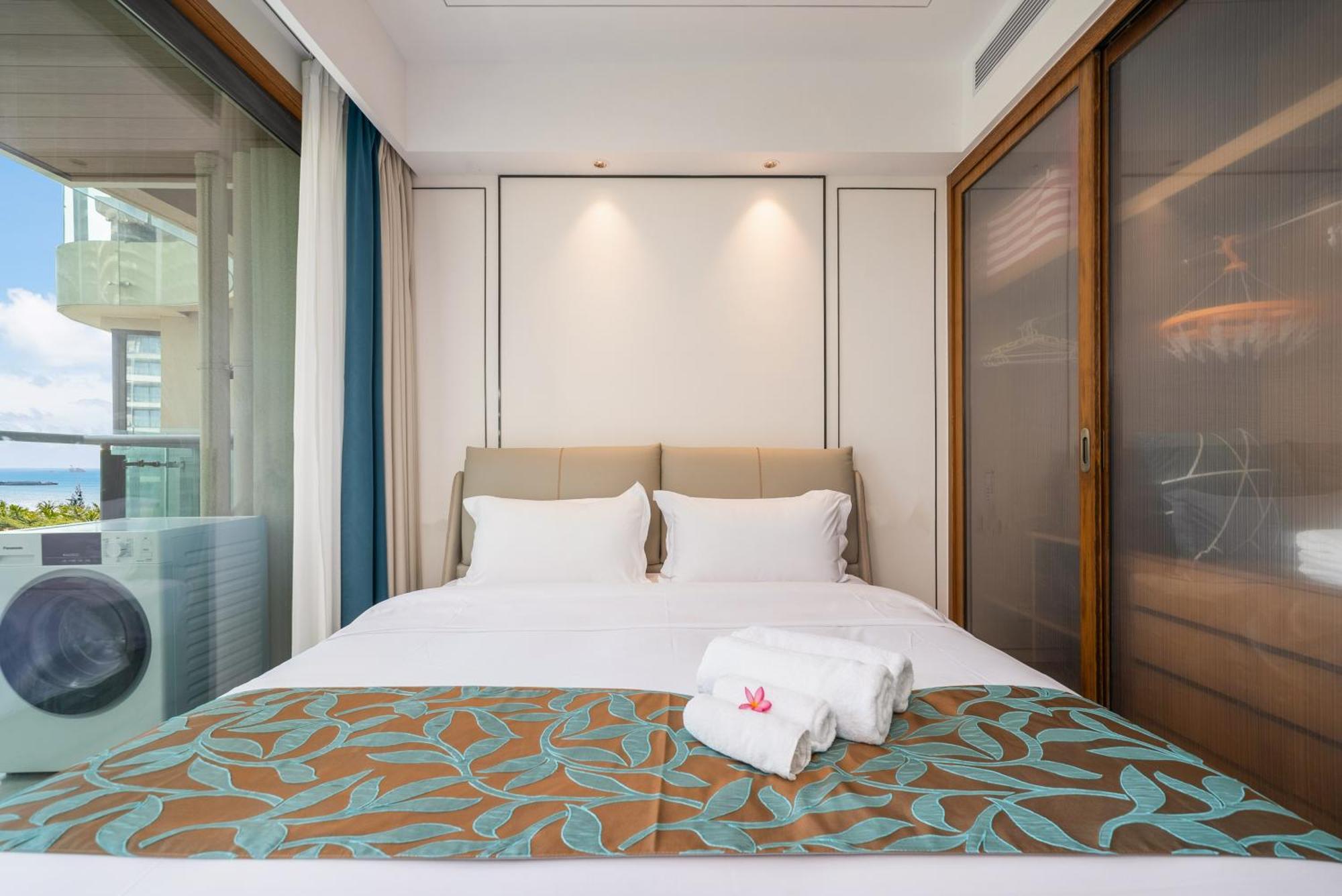 Puhai Sea View Apt By Hailan Tour At Sanya Yazhou Bay#Only 100 Meters To Beach And Sea Swimming Area 외부 사진