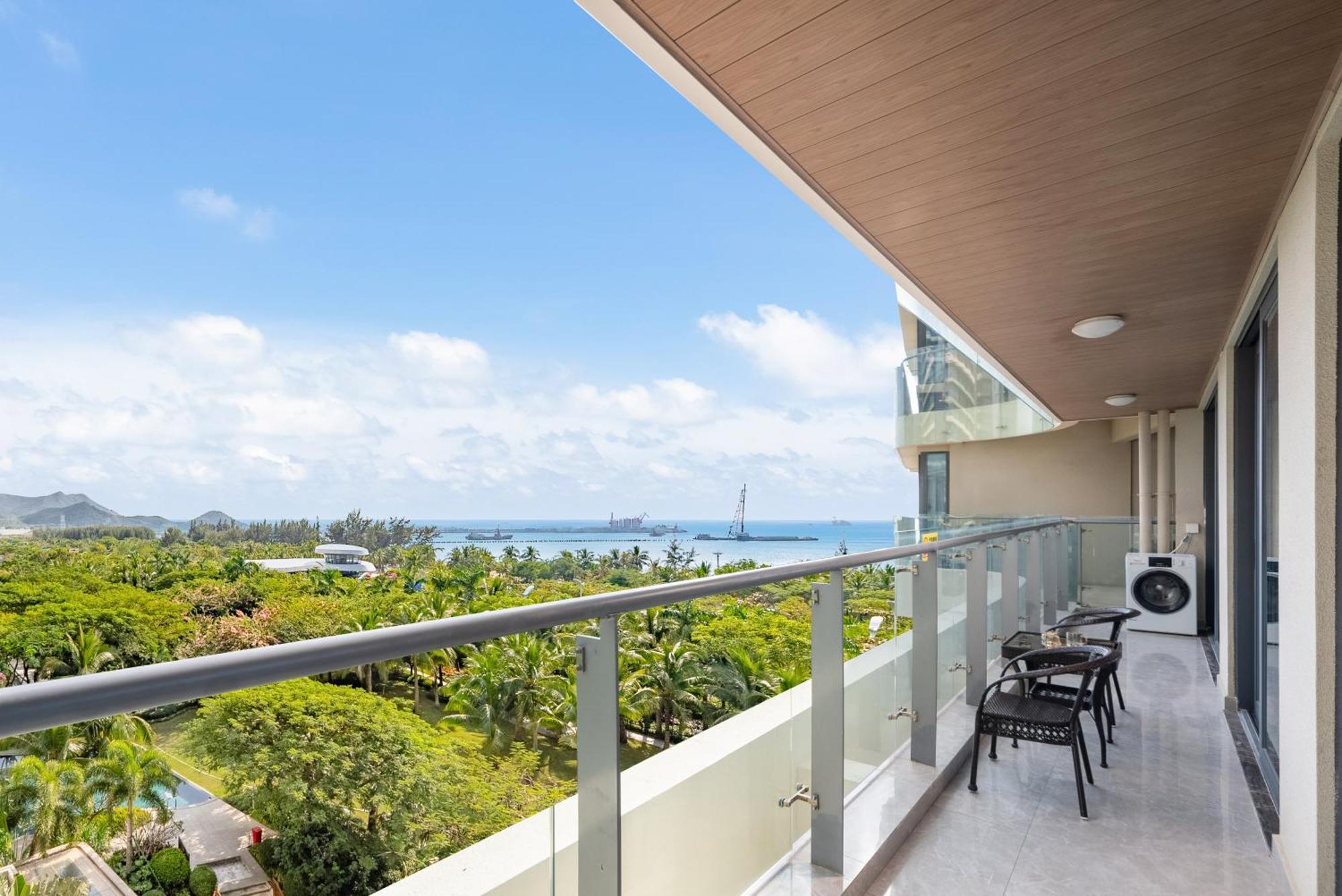 Puhai Sea View Apt By Hailan Tour At Sanya Yazhou Bay#Only 100 Meters To Beach And Sea Swimming Area 외부 사진