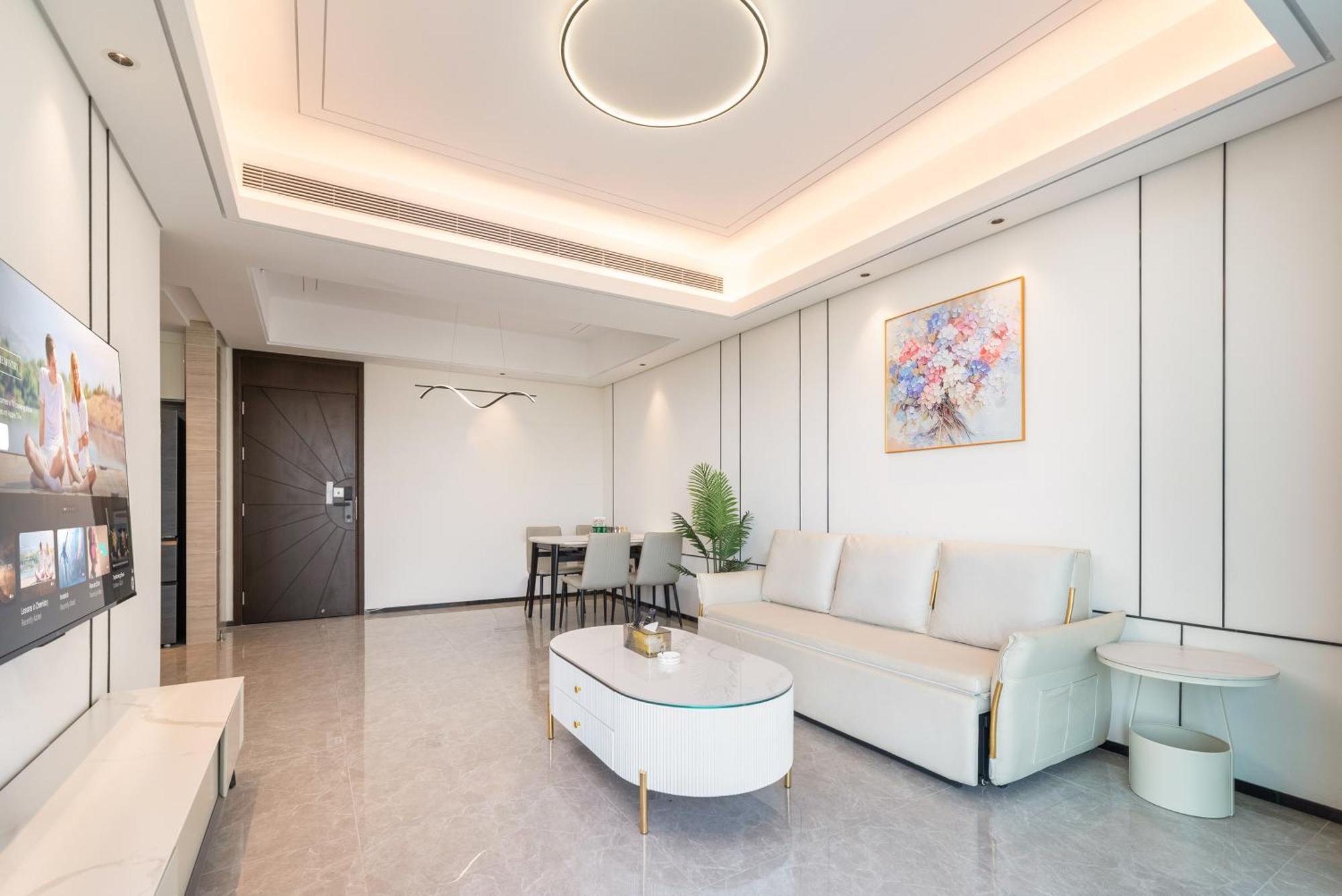 Puhai Sea View Apt By Hailan Tour At Sanya Yazhou Bay#Only 100 Meters To Beach And Sea Swimming Area 외부 사진