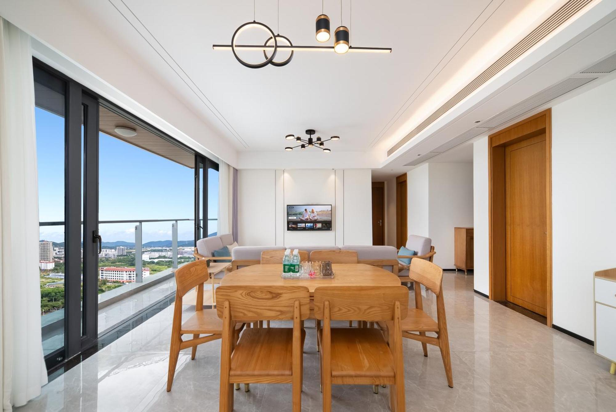 Puhai Sea View Apt By Hailan Tour At Sanya Yazhou Bay#Only 100 Meters To Beach And Sea Swimming Area 외부 사진