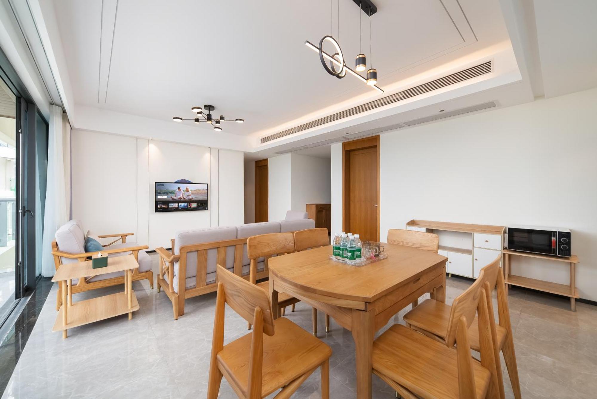 Puhai Sea View Apt By Hailan Tour At Sanya Yazhou Bay#Only 100 Meters To Beach And Sea Swimming Area 외부 사진