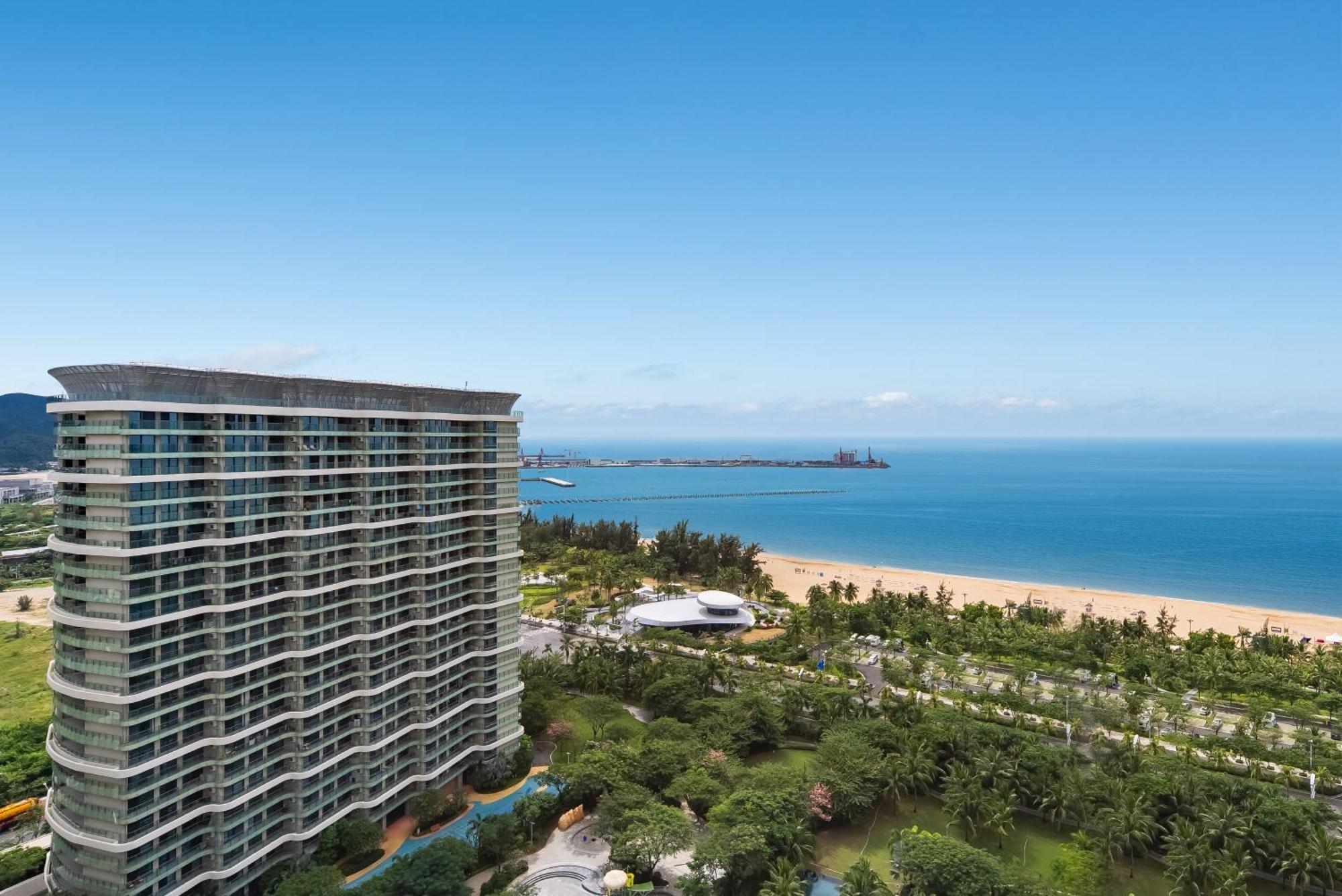 Puhai Sea View Apt By Hailan Tour At Sanya Yazhou Bay#Only 100 Meters To Beach And Sea Swimming Area 외부 사진