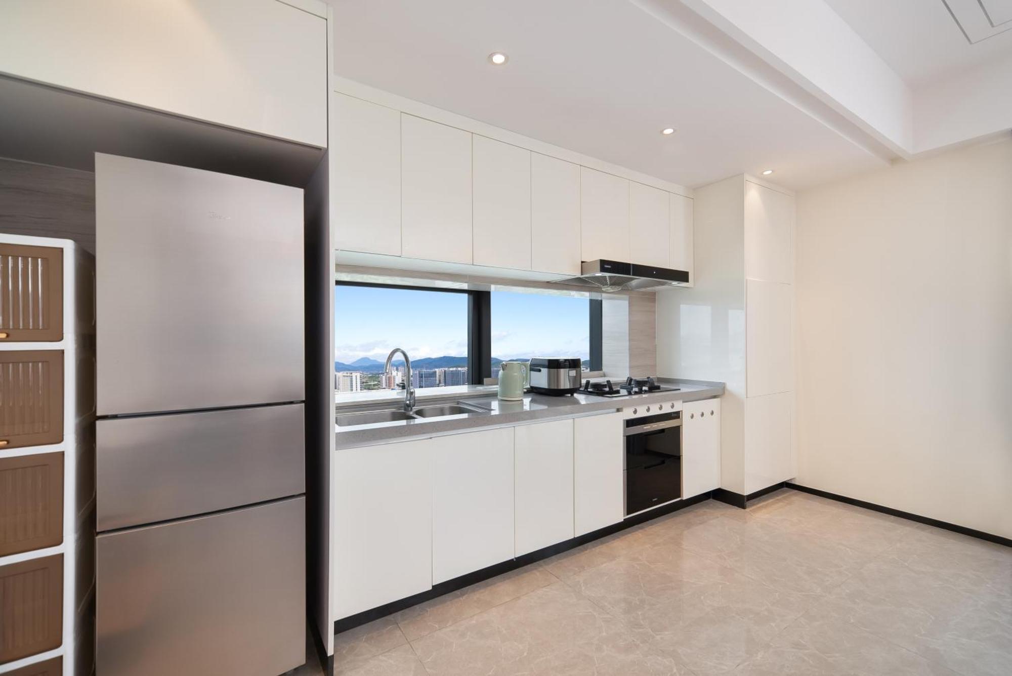 Puhai Sea View Apt By Hailan Tour At Sanya Yazhou Bay#Only 100 Meters To Beach And Sea Swimming Area 외부 사진