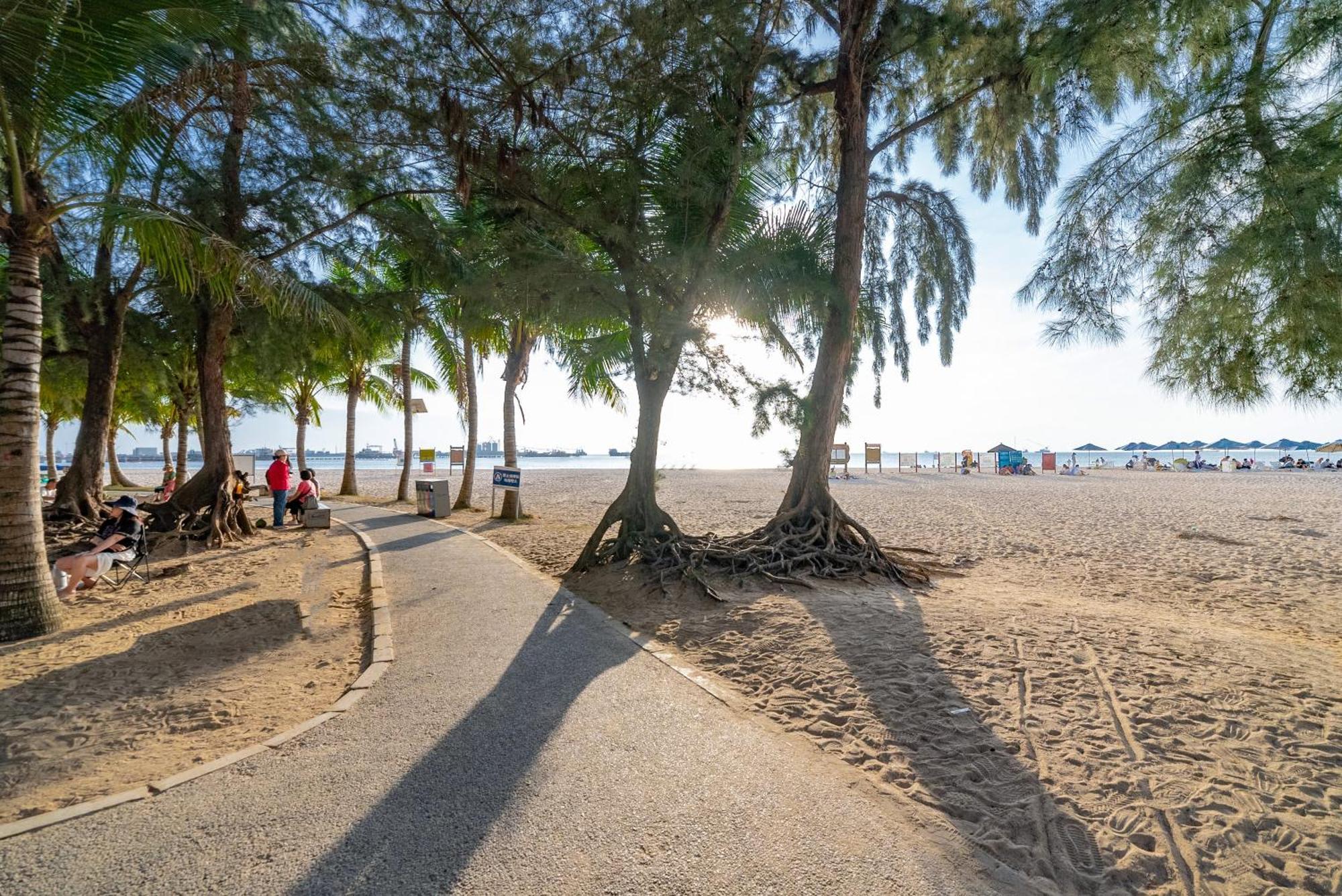 Puhai Sea View Apt By Hailan Tour At Sanya Yazhou Bay#Only 100 Meters To Beach And Sea Swimming Area 외부 사진