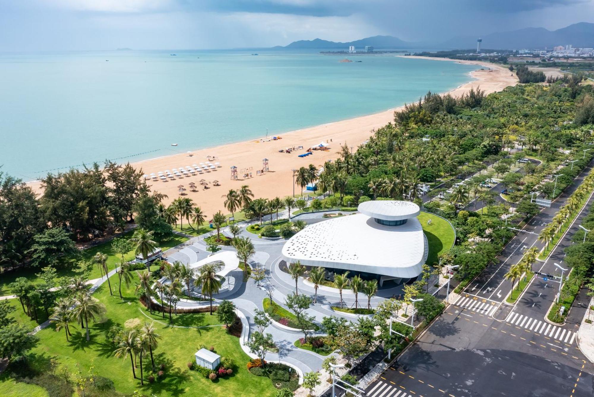 Puhai Sea View Apt By Hailan Tour At Sanya Yazhou Bay#Only 100 Meters To Beach And Sea Swimming Area 외부 사진