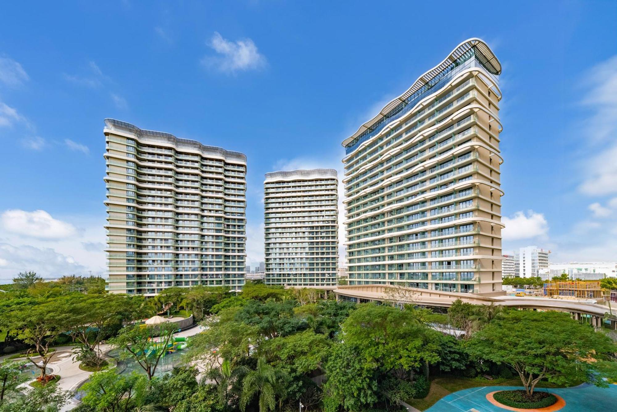 Puhai Sea View Apt By Hailan Tour At Sanya Yazhou Bay#Only 100 Meters To Beach And Sea Swimming Area 외부 사진